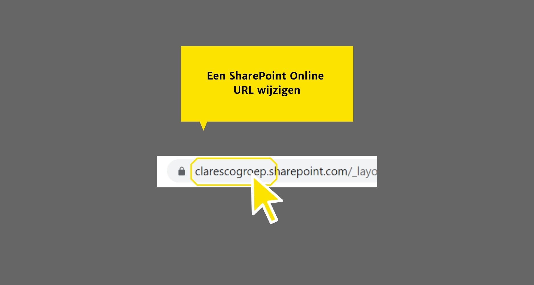 Sharepoint domeinnaam wijzigen