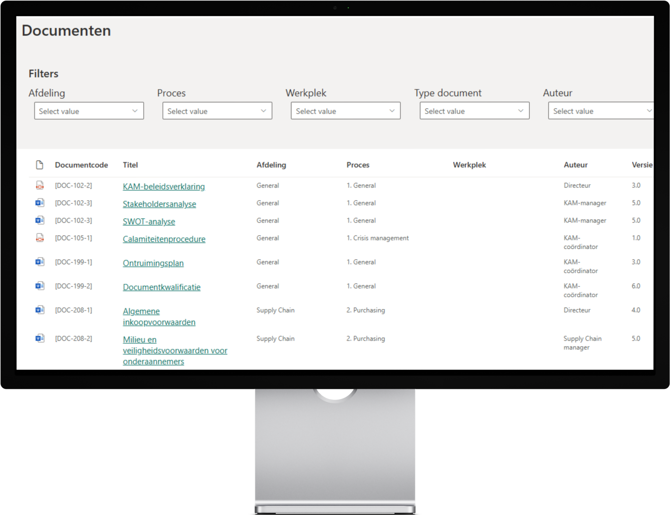 Zoekresultaten-SharePoint als DMS
