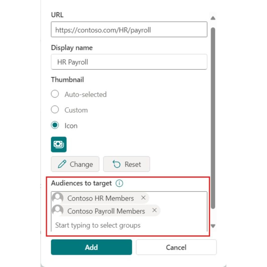 Audiences to target - Microsoft 365